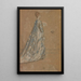 La Robe bleue - James Abbott McNeill Whistler — oprawiony obraz na ścianie