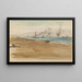 L'ujście rzeki - James Abbott McNeill Whistler — oprawiony obraz na ścianie