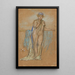 Le Bonnet pourpre - James Abbott McNeill Whistler — oprawiony obraz na ścianie