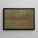 La Riva, czerwony i złoty zachód słońca - James Abbott McNeill Whistler — oprawiony obraz na ścianie