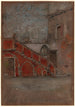Czerwona nota na schodach - James Abbott McNeill Whistler — widok dzieła