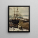 La Tamise sous la ice - James Abbott McNeill Whistler — oprawiony obraz na ścianie