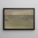 Trouville, szary i zielony, morze ze srebra - James Abbott McNeill Whistler — oprawiony obraz na ścianie