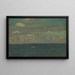 fioletu i srebra La haute mer - James Abbott McNeill Whistler — oprawiony obraz na ścianie