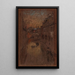 Wieczorna zima - James Abbott McNeill Whistler — oprawiony obraz na ścianie