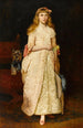 portret Mlle Rose Fenwick dziecka - James Archer — oprawiony obraz na ścianie