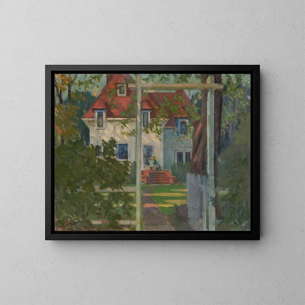 Studio d'art du château - James C. Kulhanek — oprawiony obraz na ścianie