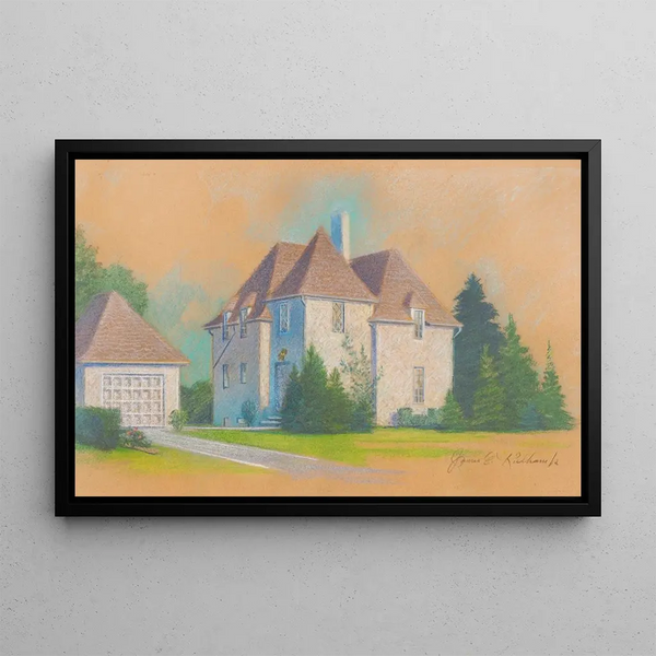 Château Fleur-de-Lis - James C. Kulhanek — oprawiony obraz na ścianie
