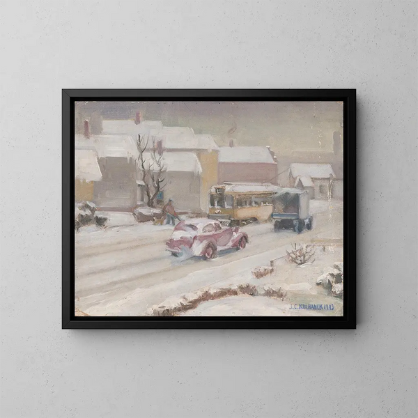 Route Fulton, Cleveland, Ohio - James C. Kulhanek — oprawiony obraz na ścianie
