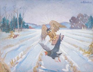 Kariera sokołów wędrownych - James C. Kulhanek — widok dzieła
