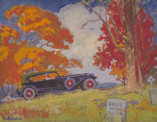 Ostatni wyścig Stutz - James C. Kulhanek — widok dzieła