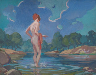 James C Kulhanek - The Lady in Wading.webp