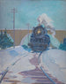 ekspres zimowy - James C. Kulhanek — widok dzieła