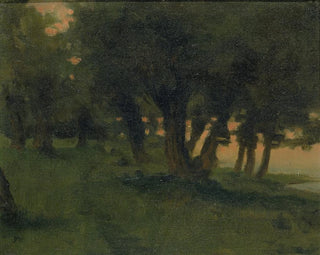 Nad brzegami Renu w pobliżu Saint-Germain au Mont d'Or - James Carroll Beckwith — widok dzieła