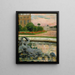 Parterre du Nord Fontaine des Sirènes - James Carroll Beckwith — oprawiony obraz na ścianie