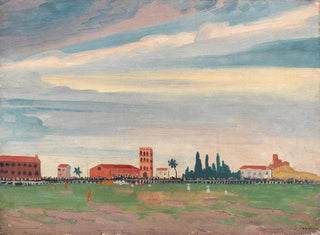 James Dickson Innes - Football Match at Collioure.webp