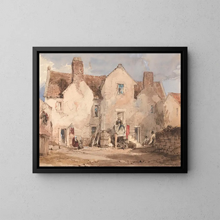 James Duffield Harding - Fishermens Houses at Sculcoats near Hull Yorkshire.webp