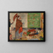L'étonnement du masque Wouse - James Ensor — oprawiony obraz na ścianie