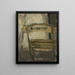 Dossier d'une chaise - James Ensor — oprawiony obraz na ścianie