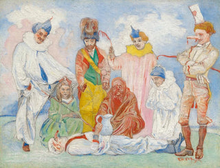 Chrzest masek - James Ensor — widok dzieła