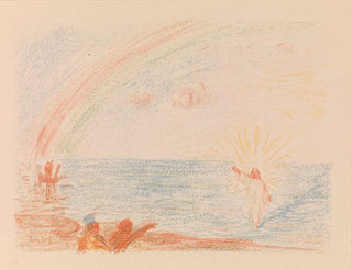 Le Christ marchant sur les eaux - James Ensor — widok dzieła