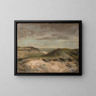 Pustynie - James Ensor — oprawiony obraz na ścianie