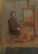 Ensor przy swoim sztaludze - James Ensor — widok dzieła