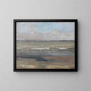 Morze szare - James Ensor — oprawiony obraz na ścianie