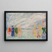 La Rencontre - James Ensor — oprawiony obraz na ścianie