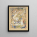 Le jardin d'amour - James Ensor — oprawiony obraz na ścianie