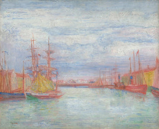 Port w Ostendzie - James Ensor — widok dzieła