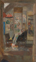 Szkielet patrzący na chińskie dekoracje - James Ensor — widok dzieła