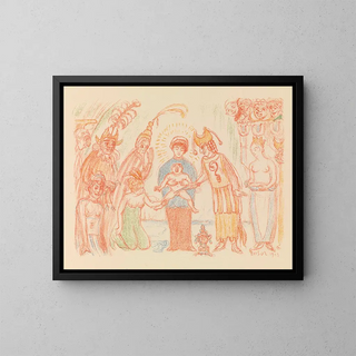 La Circoncision - James Ensor — oprawiony obraz na ścianie