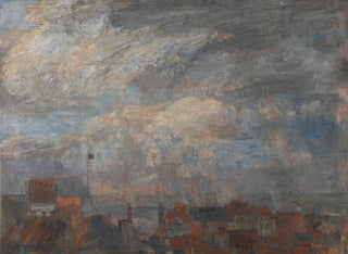 Les toits d'Ostende - James Ensor — widok dzieła