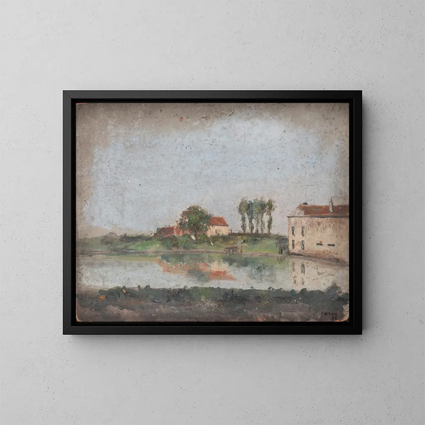 Le jardin du café Tivoli à Ostende - James Ensor — oprawiony obraz na ścianie