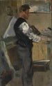 Willy Finch w pracowni - James Ensor — widok dzieła