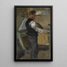 Willy Finch w pracowni - James Ensor — oprawiony obraz na ścianie
