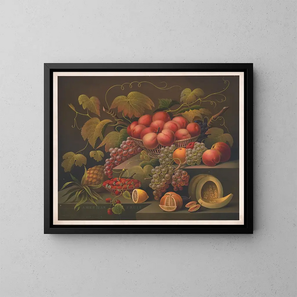 Fruits américains - James Fuller Queen — oprawiony obraz na ścianie