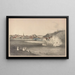 Eksplozja Alfreda Thomasa w Easton Pa 6 marca 1860 - James Fuller Queen — oprawiony obraz na ścianie