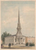 La quatrième église baptiste coin nord-ouest des rues Fifth et Buttonwood Philadelphie - James Fuller Queen — widok dzieła