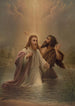 Le baptême du Christ - James Fuller Queen — widok dzieła