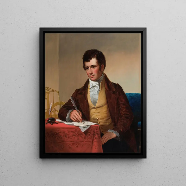 portret Roberta Fultona - James H. Cafferty — oprawiony obraz na ścianie