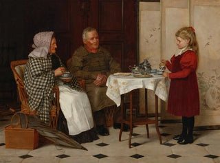 L'heure du thé - James Hayllar — widok dzieła