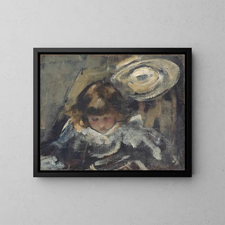 w spoczynku - James Jebusa Shannon — oprawiony obraz na ścianie