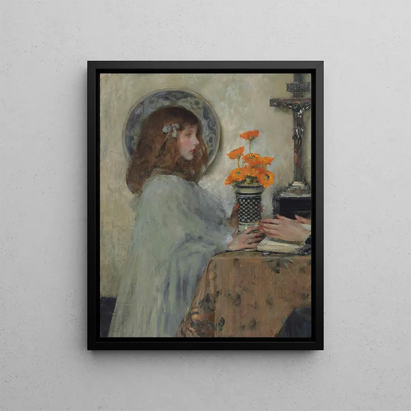 L'Ofiara - James Jebusa Shannon — oprawiony obraz na ścianie