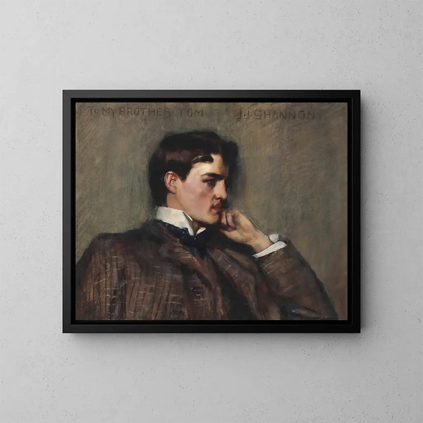 Brat artysty Toma - James Jebusa Shannon — oprawiony obraz na ścianie