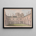 Château de Herstmonceux East Sussex Vue sud de la cour verte - James Lambert de Lewes — oprawiony obraz na ścianie