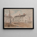 Maison Hoban F St w pobliżu 15th Washington DC 1874 - James Madison Alden — oprawiony obraz na ścianie
