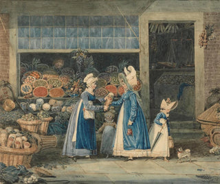 Le marchand de légumes - James Pollard — widok dzieła
