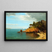 Wewnątrz zatoki Gloucester, Eastern Point - James Renwick Brevoort — oprawiony obraz na ścianie
